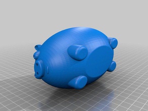 piggy bank toys games 3d print model - Mito3D