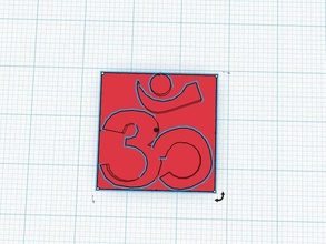 om symbol sculptures 3d print model - Mito3D