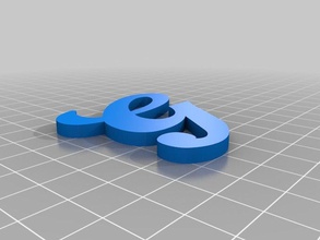 grolsh-logo nur Schlüsselanhänger 3d print model - Mito3D