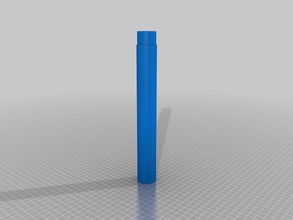 reprap morgan pipe 32mm od 27mm id 459mm long 3d printer parts metric scara tube 3d print model - Mito3D