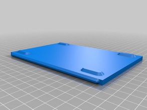 my customized enclosure bottom panel electronics 3d print model - Mito3D
