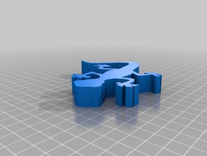 semplice lucertola animali 3d print model - Mito3D