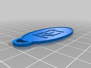 ret key chain keychains customized 3d print model - Mito3D