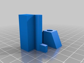chave-mestra cado unidade de parede bloqueio drop frente do armário substituição partes 3d print model - Mito3D