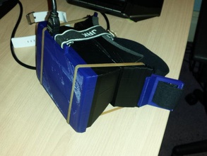 realidade virtual headset pc diy oculus rift computador 3d hmd acompanhamento 3d print model - Mito3D