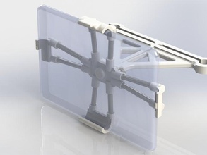 acer iconia car holder tablet 3d-touch mount solidworks up uprint 3d print model - Mito3D