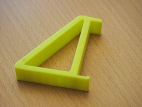 simple iphone 5 stand mobile 3d print model - Mito3D