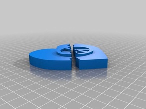 cor trencat modificaci&atilde&sup3 3d impressão 3d print model - Mito3D