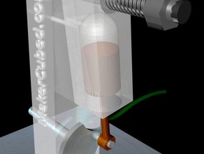 Luft-Dampf-Motor andere 3d Luft-Druck-engine cinema 4d experiment vorgestellten motor Spielzeug 3d print model - Mito3D