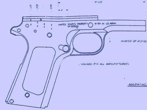 colt m1911a1 Pistole Blaupausen andere cad Feuerwaffe ak15 ak47 gun Mord spam 3d print model - Mito3D
