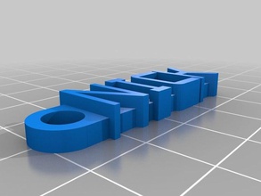 nick organizzazione personalizzato 3d print model - Mito3D
