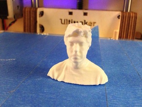 peter parnes head people 3d print model - Mito3D