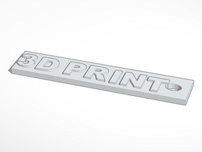 3d print key-chain printing 3d print model - Mito3D