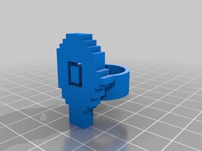 le pigeon les anneaux personnalisé 3d print model - Mito3D