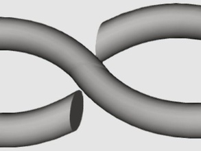 infinity symbol math 3d print model - Mito3D