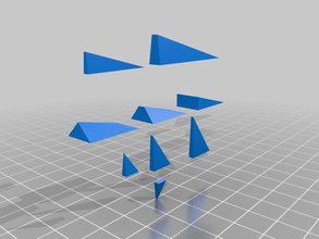 triangle generator customizer models 3d print geeks custom openscad 3d print model - Mito3D