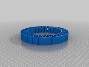 gila mio flessibili su misura nome braccialetto bracciali 3d print model - Mito3D