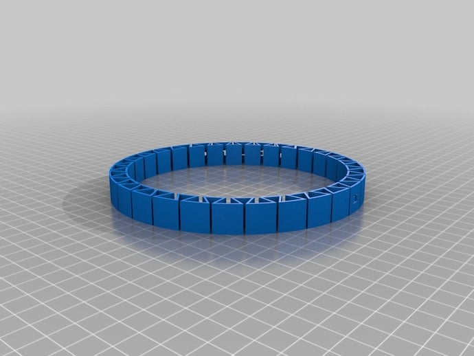 love nature my customized flexible name bracelet bracelets 3D print model - Mito3D