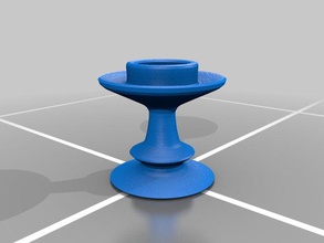 simple candleholder household 3d print model - Mito3D