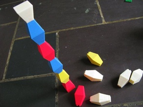 brancusi endless column lego-compatible playset other 3d newmuseumchallenge sculpture toy 3d print model - Mito3D