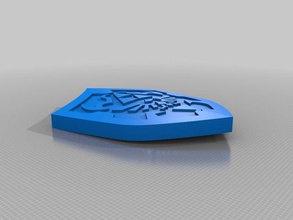 scudo di hylia oggetti scena la leggenda zelda link 3d print model - Mito3D