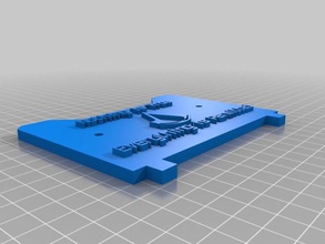 assassini replicator 2 2x piastra di copertura 3d la stampante accessori personalizzato 3d print model - Mito3D