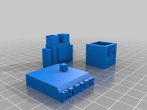 invader bobblehead interativo arte 3d print model - Mito3D