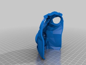 psico maschera simbolo cassaforte puntelli 3d print model - Mito3D