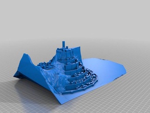 minas tirith buildings structures 3d print model - Mito3D