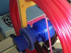filament spool np-mendel175 5mm dia center rod korea printable spring 3d printer accessories 3d print model - Mito3D