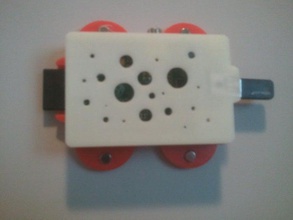super-pi caso 14 pulg imán se monta la electrónica magnético octoprint raspberry pi 3d print model - Mito3D