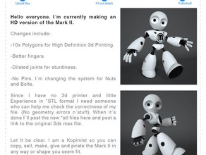 mark ii other 3d art experiment featured grabcad mascot model robot robotics toy 3d print model - Mito3D