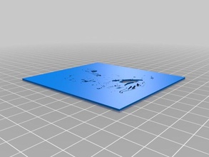sci fi pin up stencil layer 3 art tools customized 3d print model - Mito3D