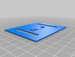 Mandalorianer Schlamm Klappe stencil layer-2 Kunst tools angepasst 3d print model - Mito3D