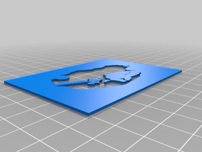 star trek pin up stencil l2 art tools customized 3d print model - Mito3D