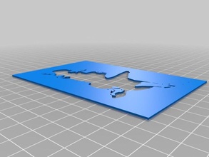 mando pin-up-Schablone l7 Kunst tools angepasst 3d print model - Mito3D