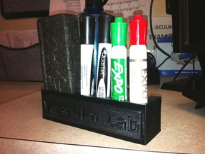 magnetic dry erase marker eraser holder office dryerase expo 3d print model - Mito3D