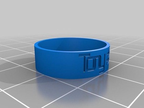 customized ring example rings 3d print model - Mito3D
