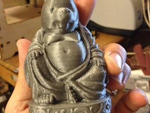 poohdda winnie pooh buddha sculture 3d print model - Mito3D