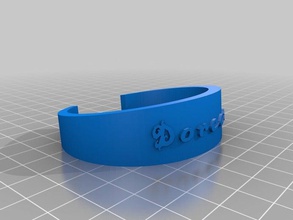 doreen petite personnalisé bracelet bracelets 3d print model - Mito3D