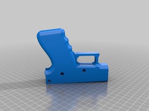 rubber band gun 120x120 build 2 files mechanical toys shoot 3d print model - Mito3D