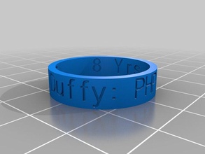 anillo de php badass los anillos personalizado 3d print model - Mito3D