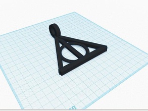 deathly hallows charm 3d printing 3d print model - Mito3D