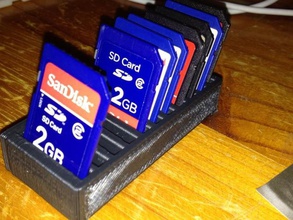 another sd card holder computer 3d print model - Mito3D