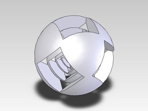 inverse turners cube other inverseturners inverseturnerschallenge geometry solidworks 3d print model - Mito3D