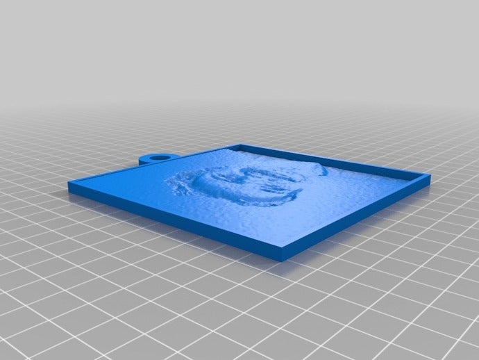 andy mcnamara etiqueta de identificação 2d a arte personalizado 3D print model - Mito3D