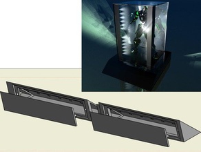 maybangs coleccionables de la pantalla led caso, mod otros collectibled carcasa sideshow collectibles 3d print model - Mito3D