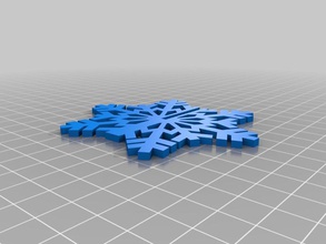 flocon de neige d'autres ornement noël en vedette 3d print model - Mito3D