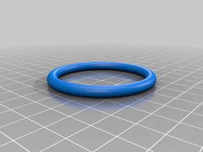 simple ring rings customized 3d print model - Mito3D