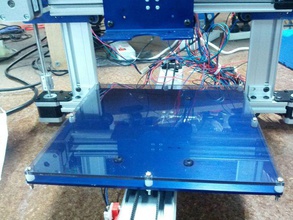 laser cut build plate 3d printer parts 3d print model - Mito3D